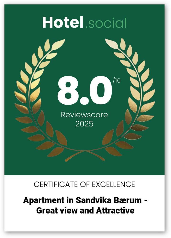 Jeci Apartment Sandvika Baerum - Great View And Attractive Sandvika (Baerum) Kültér fotó